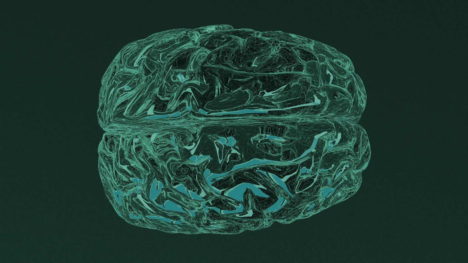A crystalline brain illustration, used to symbolise the dual-process model of automatic and deliberate thinking.